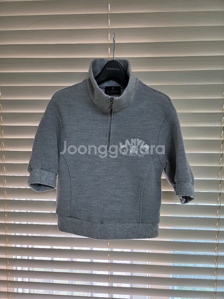 랑방 하이넥 하프집업 탑--4