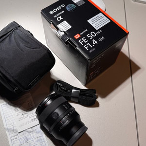소니 FE 50mm F1.4 GM 렌즈