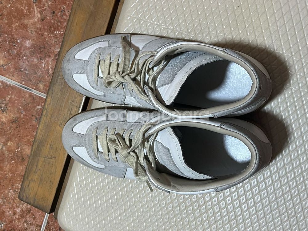 메종 마르지엘라 독일군 하이탑 스니커즈 43.5--0