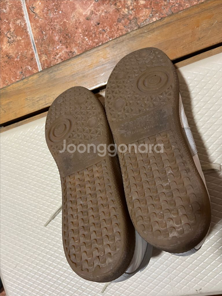 메종 마르지엘라 독일군 하이탑 스니커즈 43.5--4