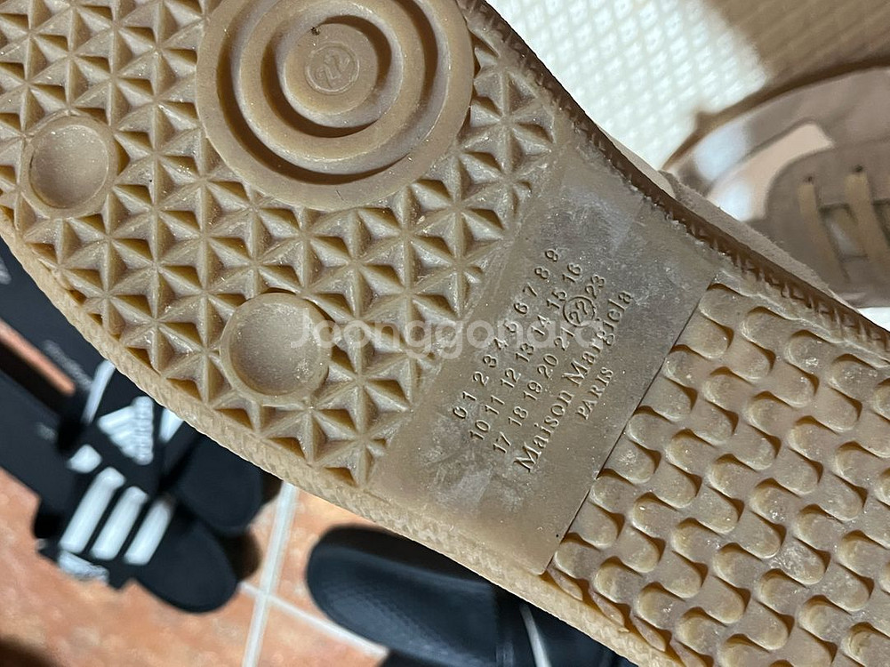 메종 마르지엘라 독일군 하이탑 스니커즈 43.5--5