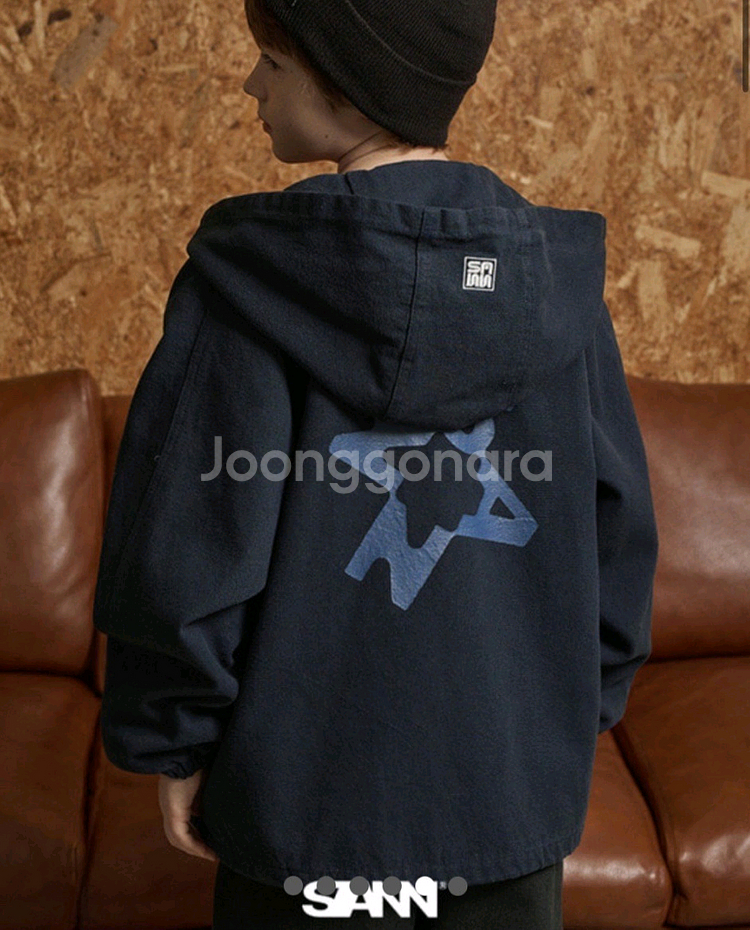 히로 glgk 산 옥스포드 후드 점퍼--2