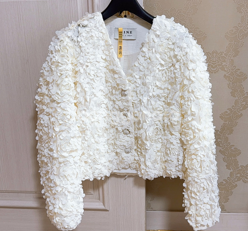 MINE 마인 플로럴 튤 자켓 아이보리 82--8