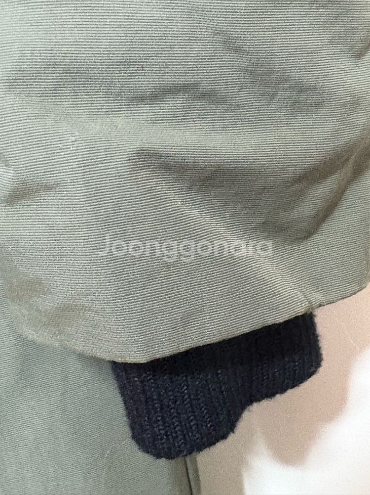 무스너클 카키색 여성 패딩 s--1