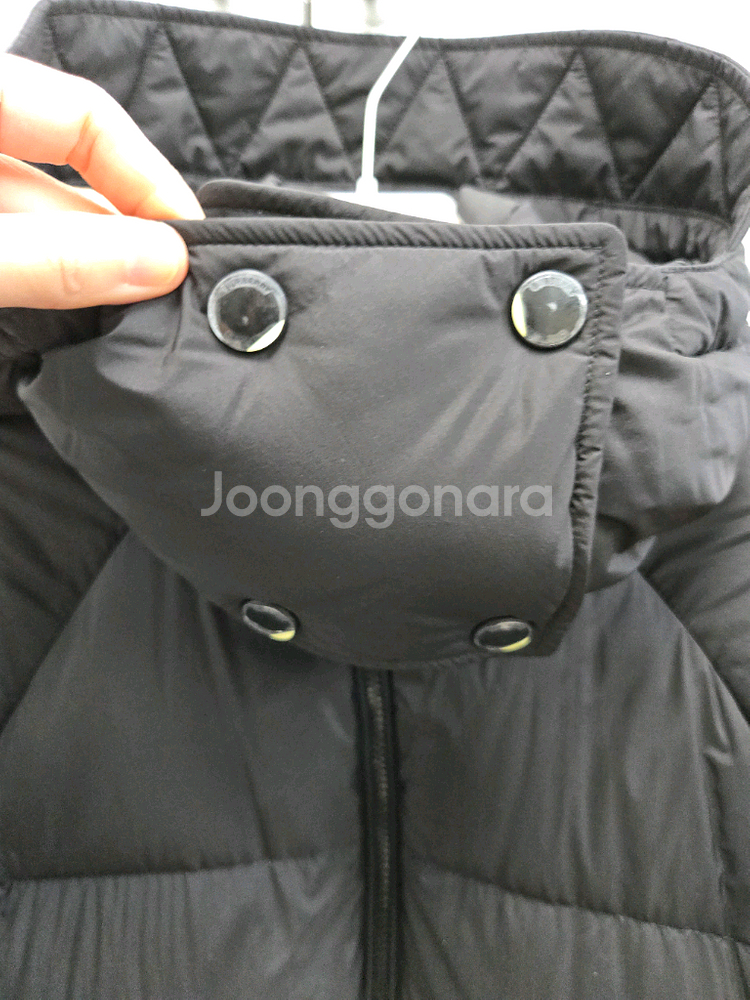 버버리 여성 롱패딩 브로드와스 XS 블랙 정55--2