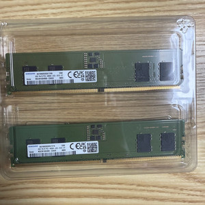 삼성 DDR5 8GB 4800 메모리 2개