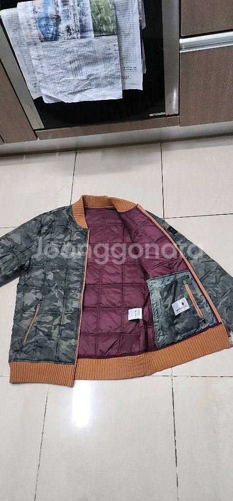 와이드앵글 XL 남자 스윙패딩 자켓/골프모자--4