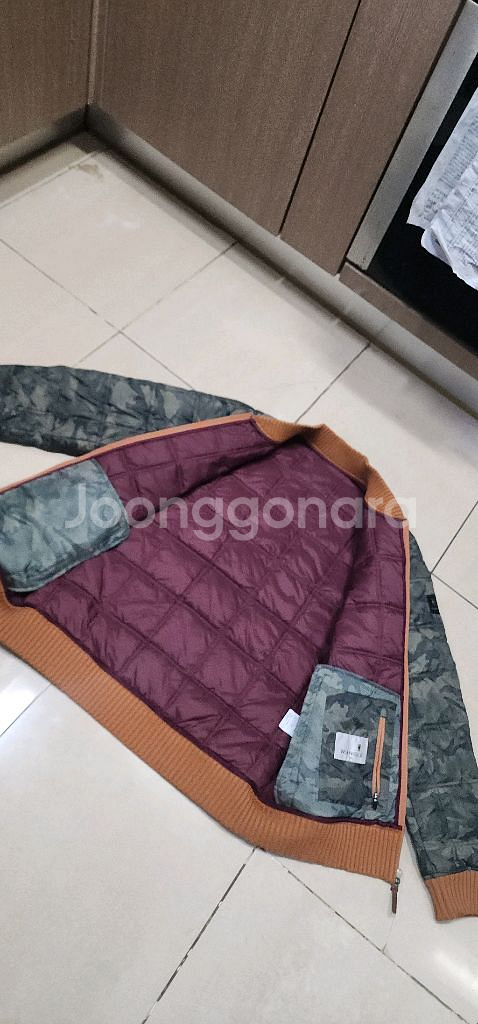 와이드앵글 XL 남자 스윙패딩 자켓/골프모자--7