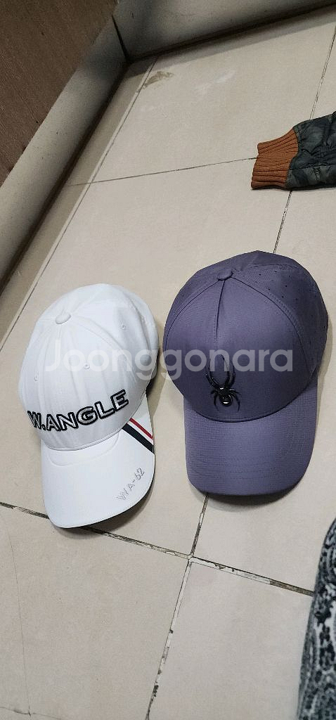 와이드앵글 XL 남자 스윙패딩 자켓/골프모자--8