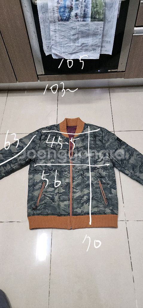 와이드앵글 XL 남자 스윙패딩 자켓/골프모자--9