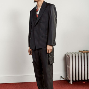 슈프림 장폴고티에 19SS 핀스트라이프 카고팬츠