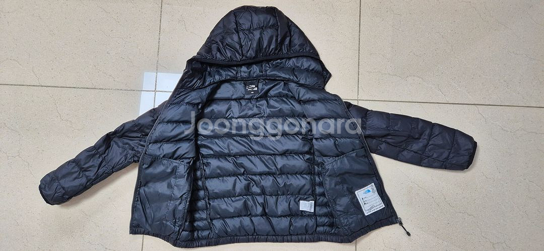 노스페이스키즈 경량패딩 140사이즈--3