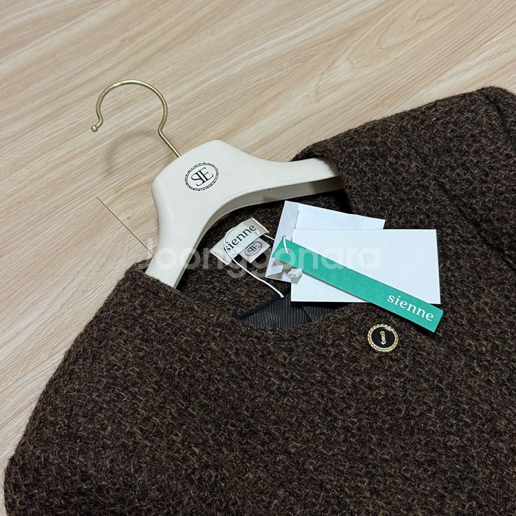 시엔느 재클린 트위드 자켓--1