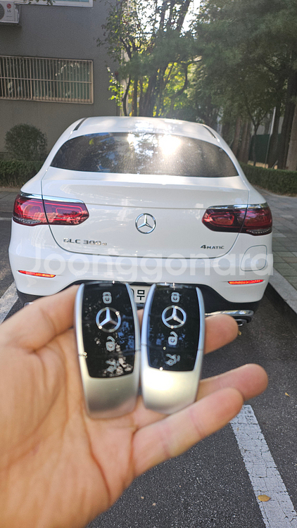 벤츠 GLC300e 근접도어(PKE) 기능 개조 및 키 2개 등록--3