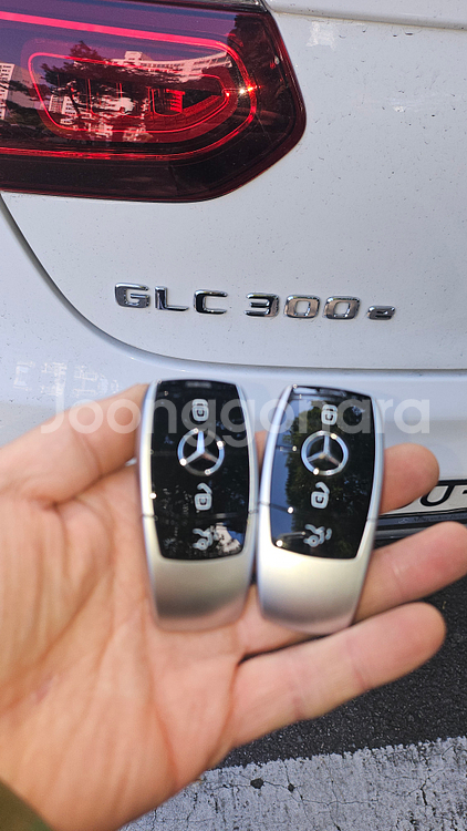 벤츠 GLC300e 근접도어(PKE) 기능 개조 및 키 2개 등록--5