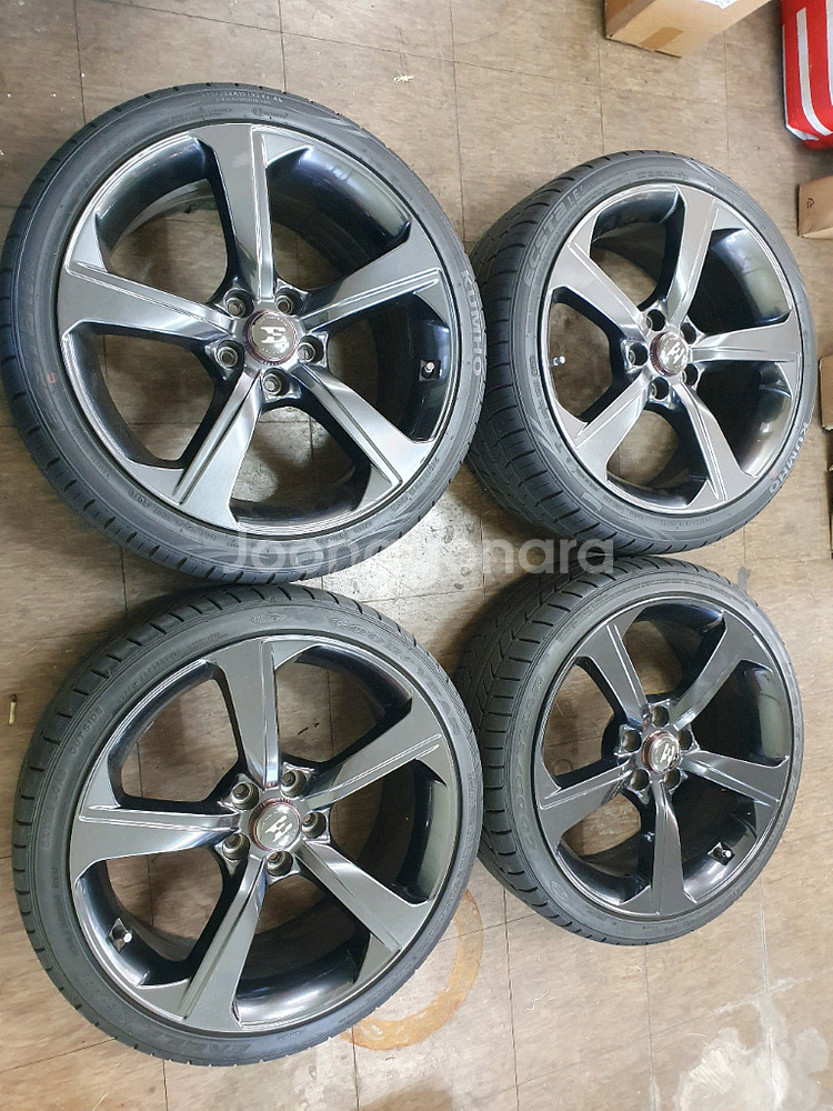 제네시스 19인치 5스포크휠 판매합니다--0