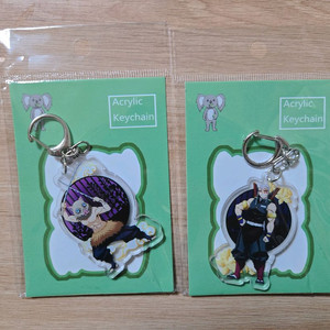 귀멸의칼날 아크릴키링(미개봉) 판매합니다.(이노스케.텐겐.탄지로.이노스케.네즈코.젠이츠)