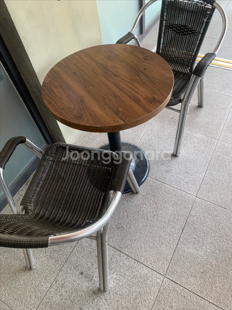 원형테이블 의자 세트--0