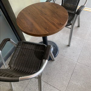 원형테이블 의자 세트