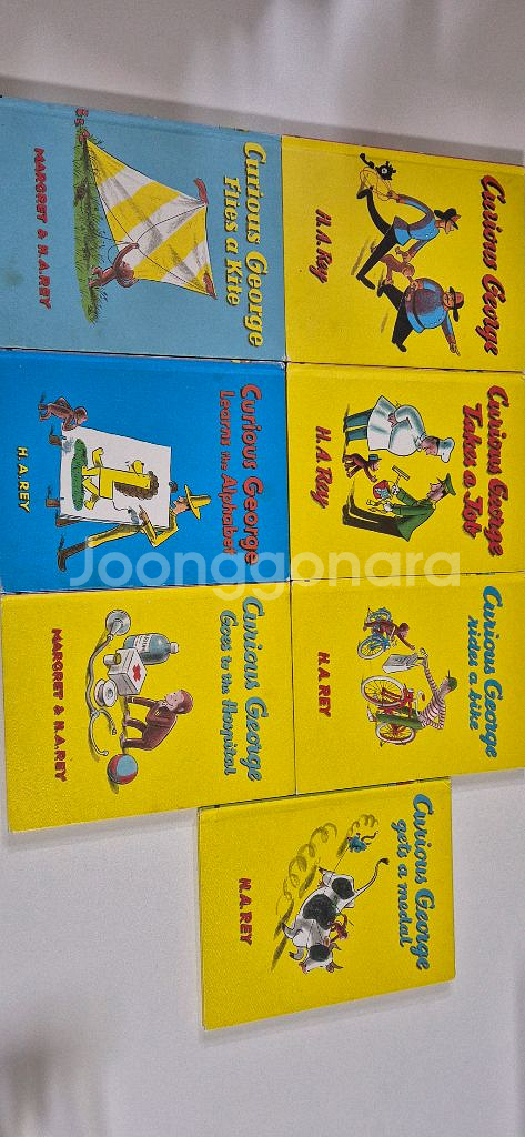 Curious George 큐리어스 조지 원서 7권 세트--1