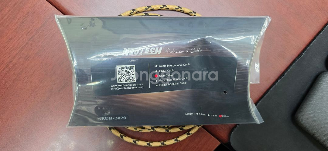 Neotech NEUB-3020 OCC USB 2.0 AB 케이블(2미터)--0