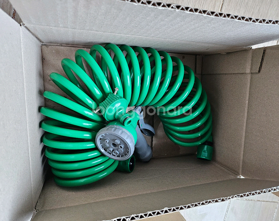 베란다 욕실 청소 호스 다기능 코일호스 스프링 물호수--0