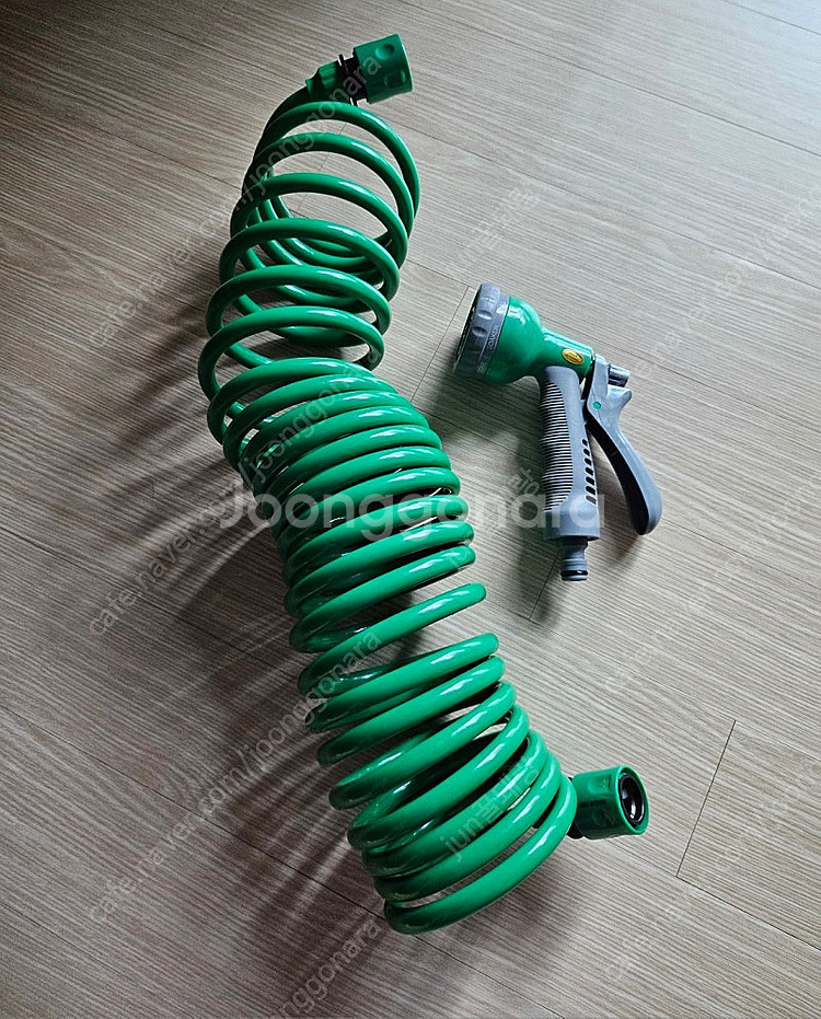 베란다 욕실 청소 호스 다기능 코일호스 스프링 물호수--2