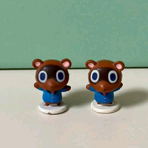 고전 동물의 숲 피규어 고전 동숲 피규어 콩돌밤돌 피규어 세트