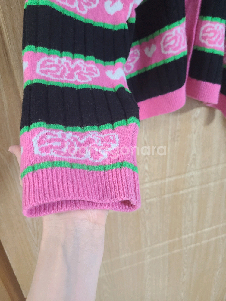 sjyp 캐시미어 니트 가디건M 55~66--3