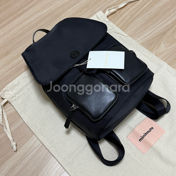미닛뮤트 클로 백팩 블랙--1