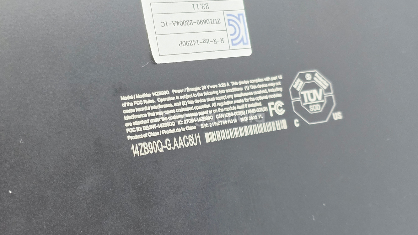 LG그램 14인치 i7 12세대 14ZB90Q-G.AAC6U1 블랙 중고노트북--7