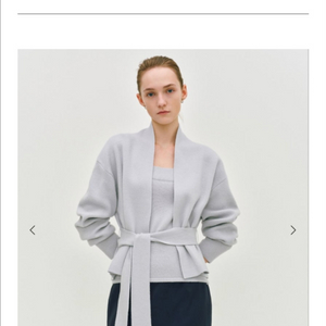 SIE 시에 샬롯 울 가디건 베이비 블루