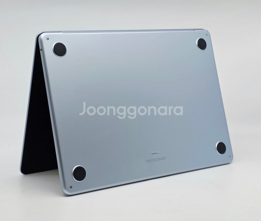 맥북에어13 M4 16GB 256GB 스카이블루 풀박스 중고 배터리효율 100%--6