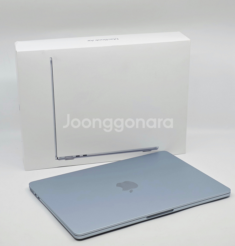 맥북에어13 M4 16GB 256GB 스카이블루 풀박스 중고 배터리효율 100%--7