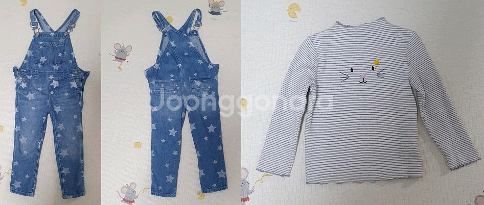 [박스판매]여아옷 3~4세 사계절 티셔츠 상하복등--7