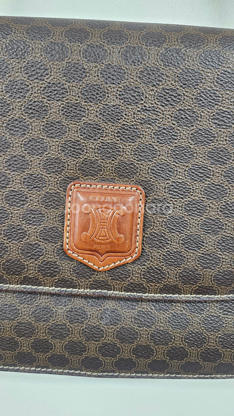 (정품)셀린느 빈티지 마카담 파리 라벨 크로스백--2