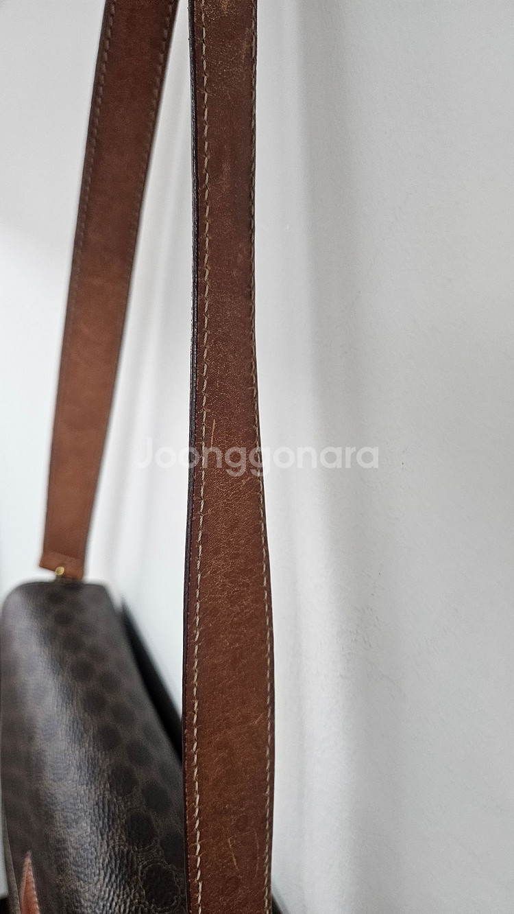 (정품)셀린느 빈티지 마카담 파리 라벨 크로스백--4