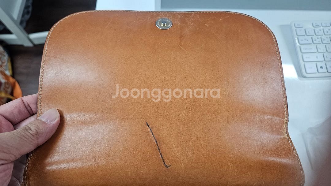 (정품)셀린느 빈티지 마카담 파리 라벨 크로스백--9