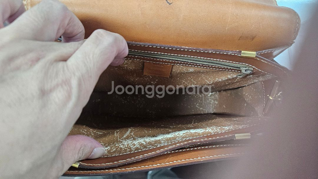 (정품)셀린느 빈티지 마카담 파리 라벨 크로스백--7