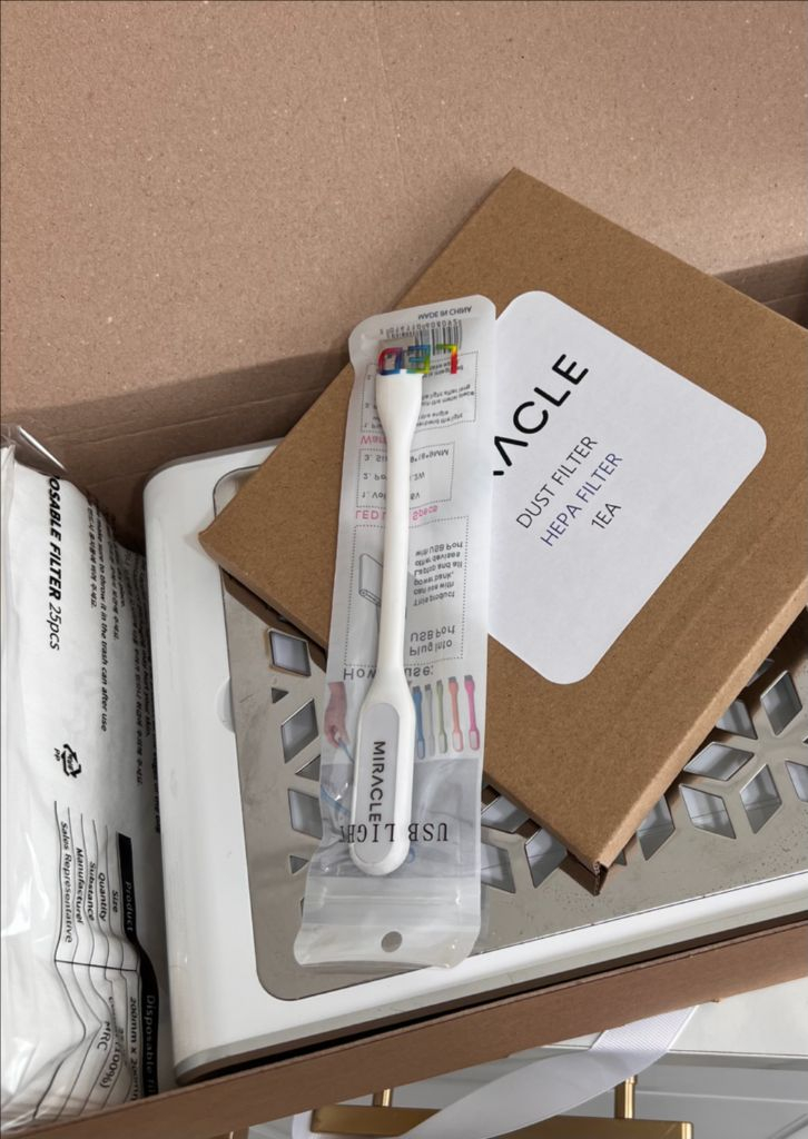 미라클 네일 흡진기 화이트 이미지