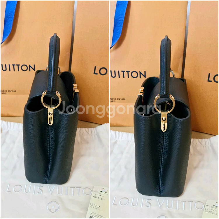 루이비통 카퓌신 BB 토뤼옹 노아르 미사용 새 상품--3