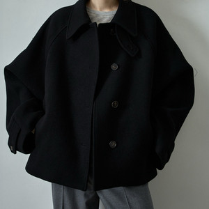 파사드패턴 오버핏 캐시미어 하프코트