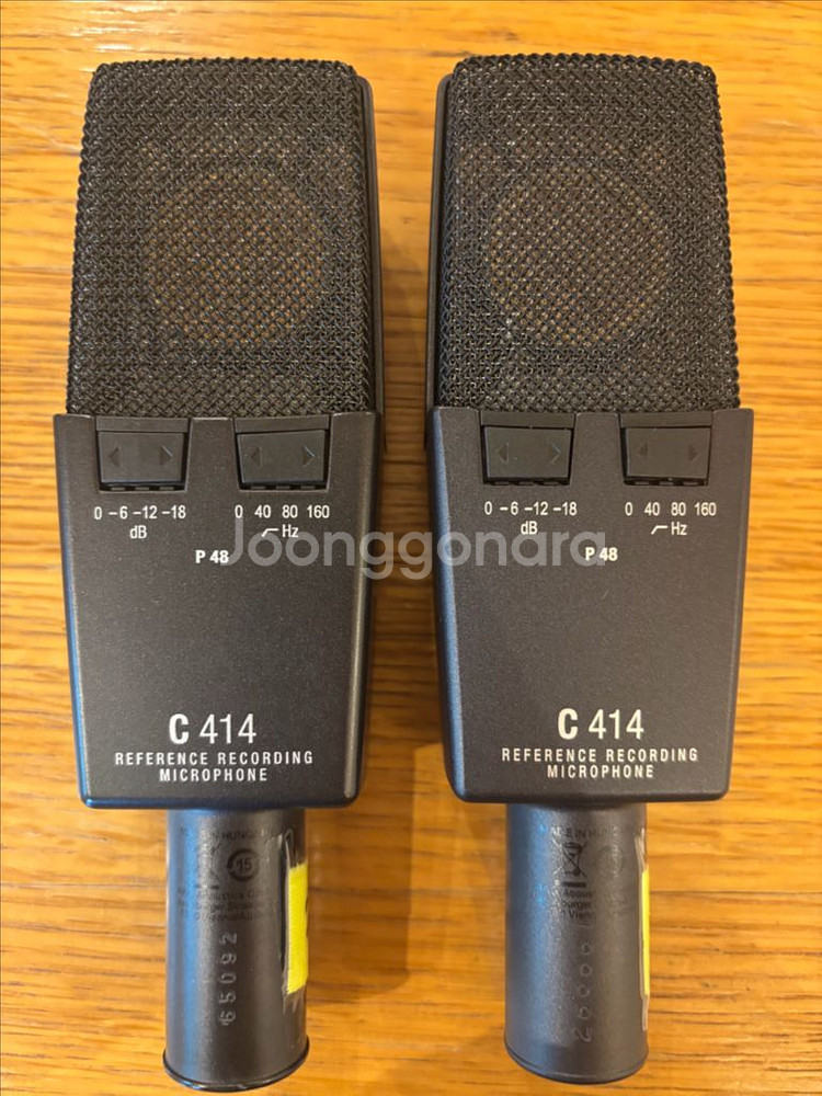 C414 XLS 콘덴서 마이크 2개 세트--1