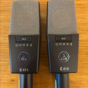 C414 XLS 콘덴서 마이크 2개 세트