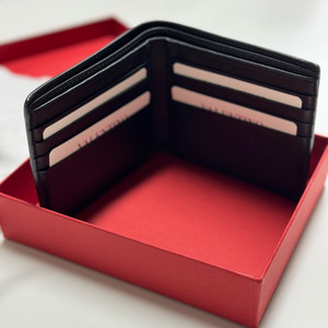 발렌티노 락스터드 남성 반지갑 블랙 풀세트