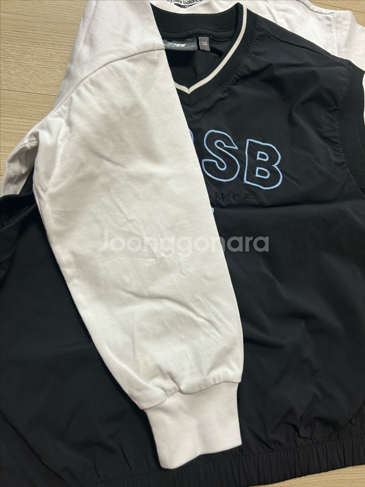뉴발란스 키즈 NBSB 져지 상하복 세트--3