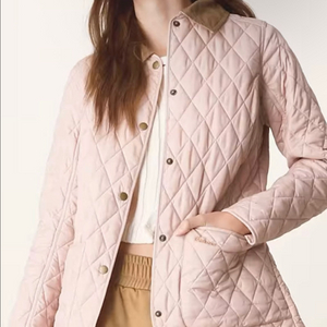 퀼팅 재킷 barbour 바버 아난데일 쟈켓 핑크