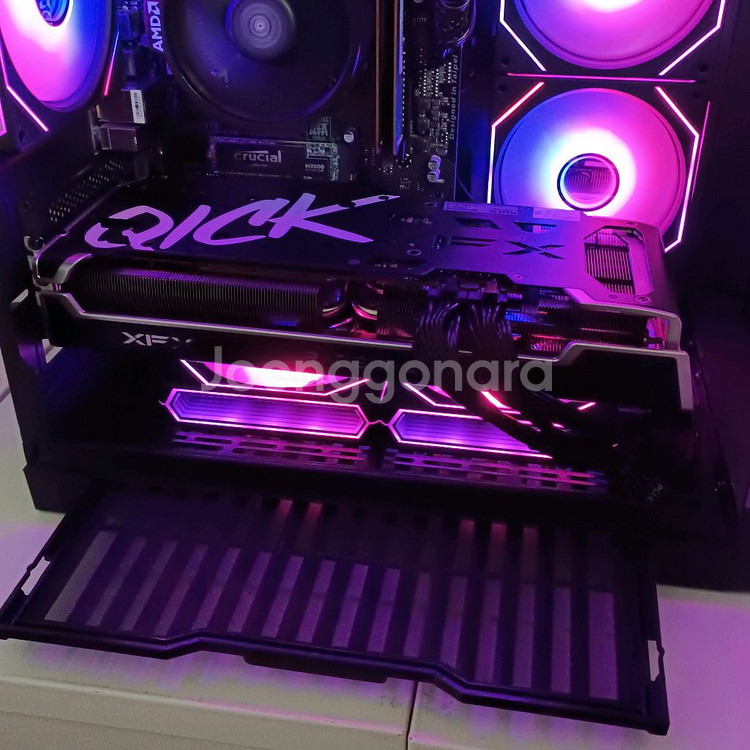 커스텀 PC 본체 (AMD 라이젠, 라데온 XFX) 6700XT (RTX3070급)--1