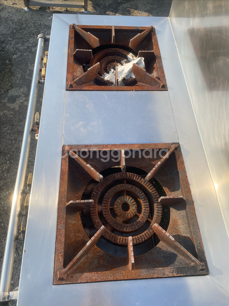 업소용 2구 가스레인지--1