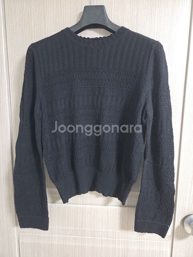 마인 캐시미어 크로셰 니트 탑 랑방 타임 더캐시미어--1